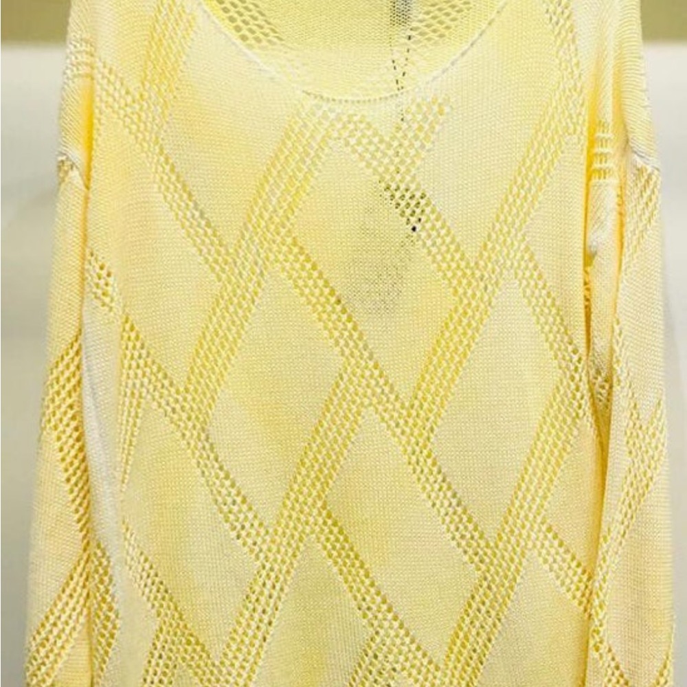 New Italian Crochet Sweater by Venti 6, OS